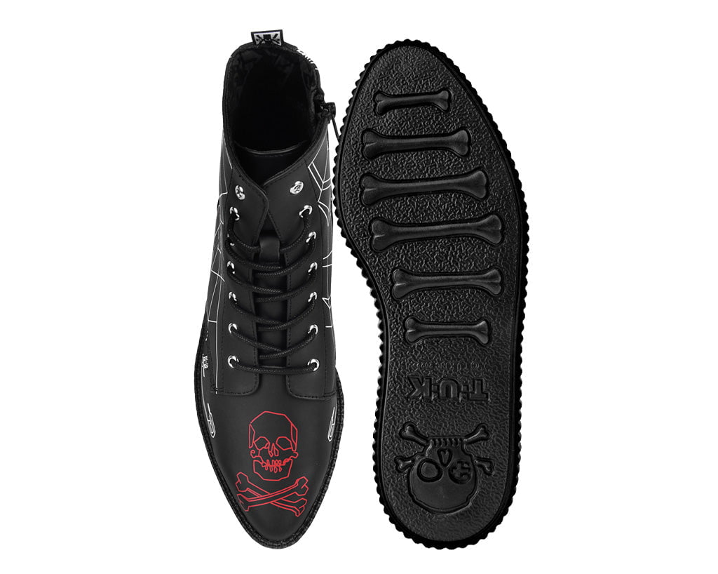 A3298 Eliza Sidney X T.U.K. Pointed Creeper Boot Black T.U.K. Shoes