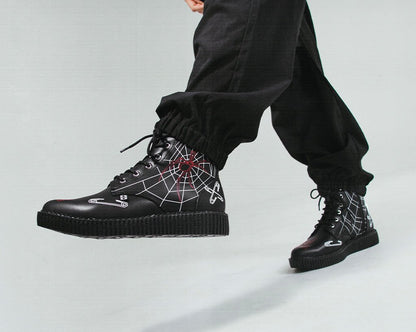 A3298 Eliza Sidney X T.U.K. Pointed Creeper Boot Black T.U.K. Shoes