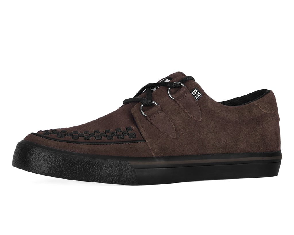 A3433 Brown Suede Creeper Sneaker Brown T.U.K. Shoes
