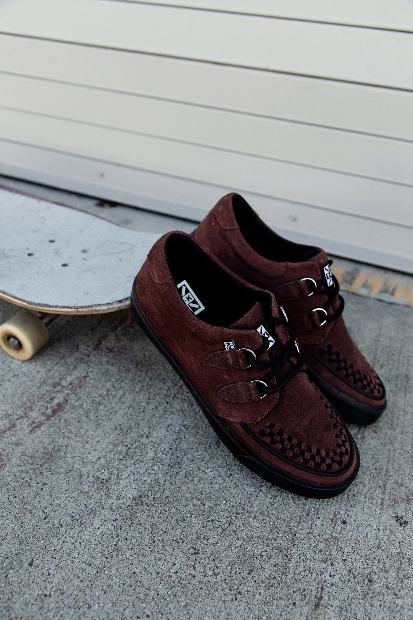 A3433 Brown Suede Creeper Sneaker Brown T.U.K. Shoes