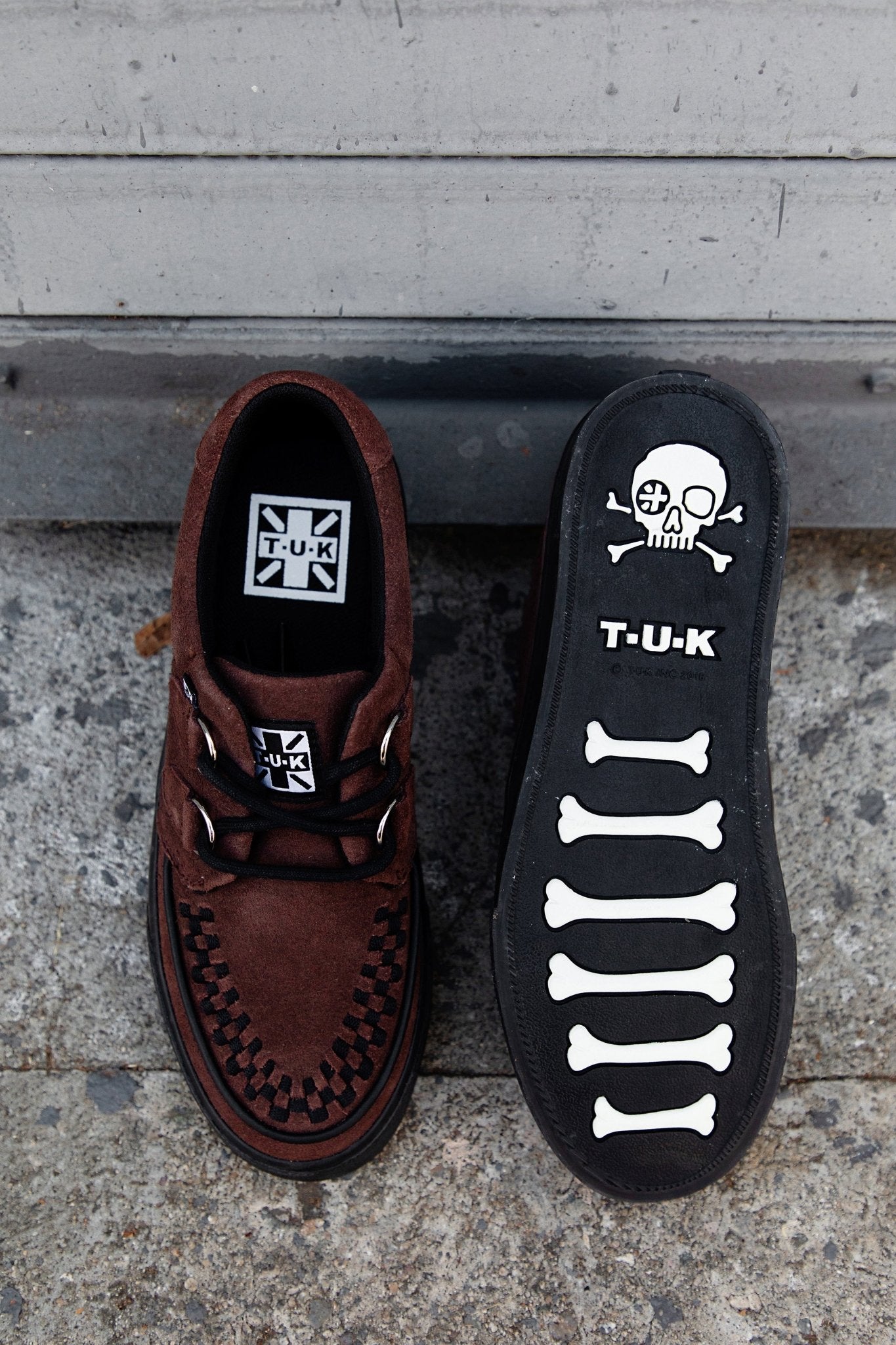 A3433 Brown Suede Creeper Sneaker Brown T.U.K. Shoes