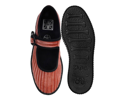 F3215L Orange Corduroy Viva Low Mary Jane Orange T.U.K. Shoes