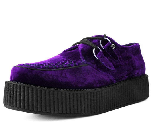 V9490 Violet Velvet Viva Mondo Creeper Purple T.U.K. Shoes