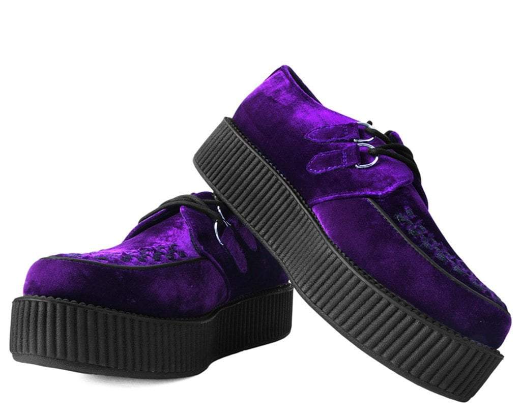 V9490 Violet Velvet Viva Mondo Creeper Purple T.U.K. Shoes