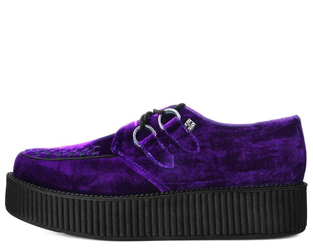 V9490 Violet Velvet Viva Mondo Creeper Purple T.U.K. Shoes