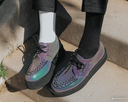 V9663 Midnight Chameleon Viva Mondo Creeper Green/Purple/Blue T.U.K. Shoes