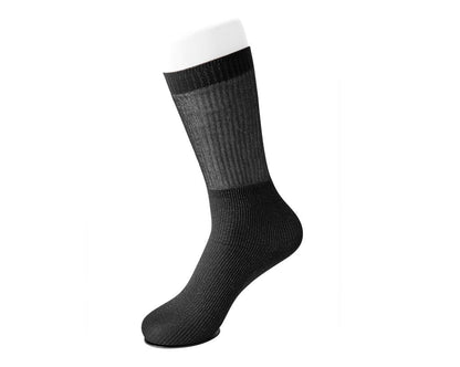 TSK1130 Black Ribbed Glitter Sock TSK1130  T.U.K. Shoes