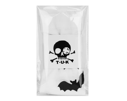TSK1177 White Bat Thigh High Sock TSK1177-OS  T.U.K. Shoes