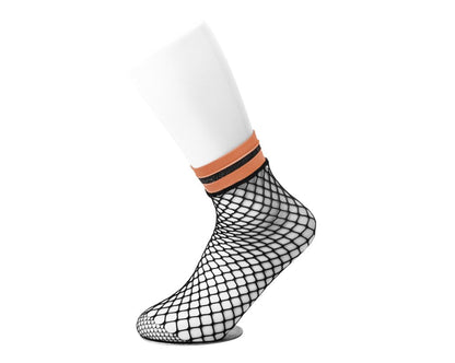 TSK1122 Multi-color Band Fishnet 5-Pk Sock TSK1122-OS  T.U.K. Shoes