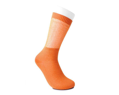 TSK1129 Orange Ribbed Glitter Sock TSK1129-OS  T.U.K. Shoes