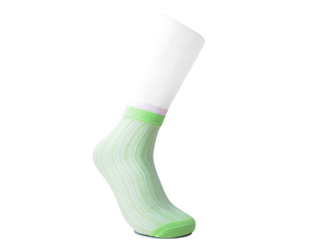 TSK1134 Lime Mesh Sock TSK1134-OS  T.U.K. Shoes