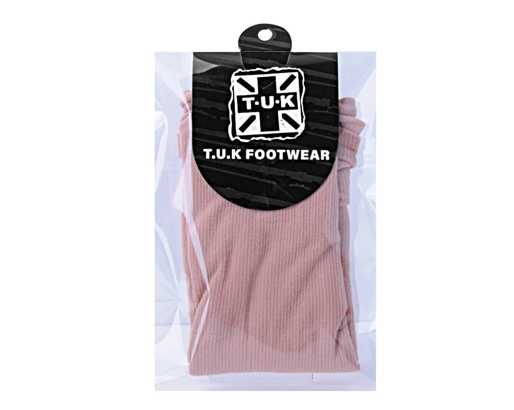TSK1082 Pink Spandex Crew Sock TSK1082-OS  T.U.K. Shoes