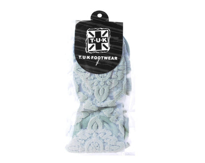 TSK1146 Sage Mid-Calf Mesh Sock TSK1146-OS  T.U.K. Shoes
