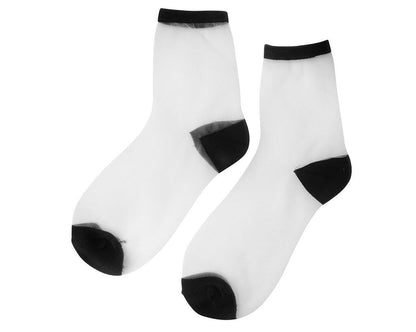TSK1037 White Sheer Sock TSK1037-OS  T.U.K. Shoes