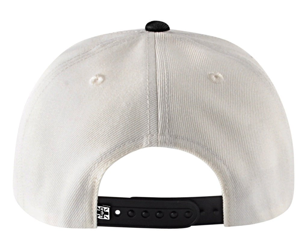 HT07 Black & Cream T.U.K. Wing Pin Hat HT07-OS  T.U.K. Shoes