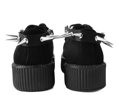 SA04 Spiked Black Bondage Shoe Straps  T.U.K. Shoes
