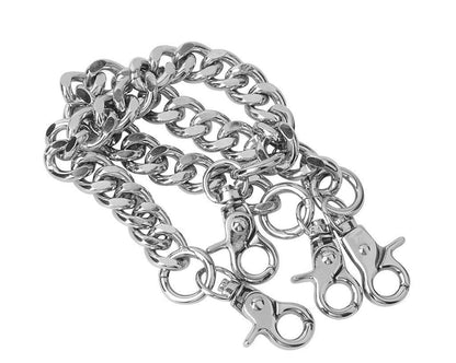 SA05 Metal Chain Bondage Shoe Straps  T.U.K. Shoes