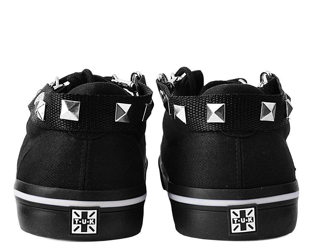 SA03 Pyramid Black Bondage Shoe Straps  T.U.K. Shoes