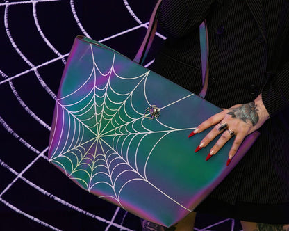 BG14 Midnight Chameleon Web Tote Bag BG14-OS  T.U.K. Shoes
