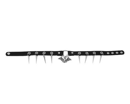 CK02 Spiked Bat Choker CK02-OS  T.U.K. Shoes