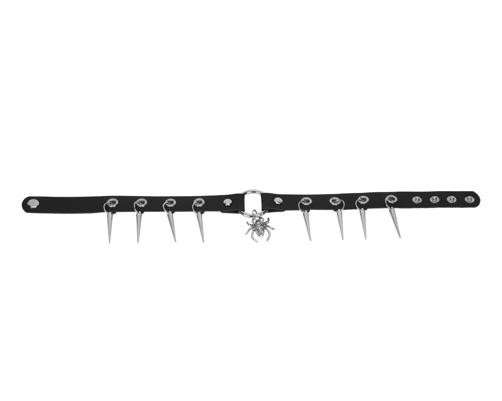 CK03 Spiked Spider Choker CK03-OS  T.U.K. Shoes