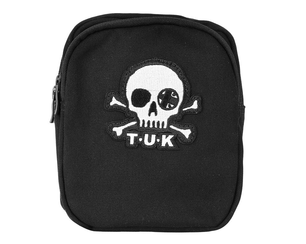BG11 Black Canvas Crossbody Embroidered Bag BG11-OS  T.U.K. Shoes