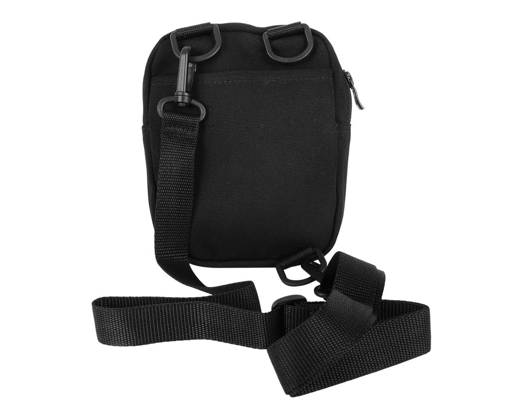 BG11 Black Canvas Crossbody Embroidered Bag BG11-OS  T.U.K. Shoes