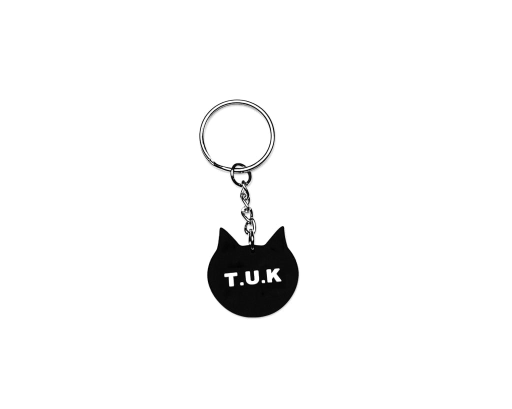 P0083 Kitty Face Keychain P0083-OS  T.U.K. Shoes