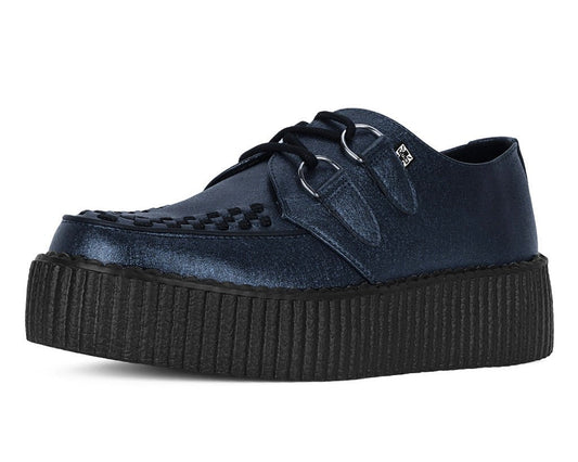 V3321 Midnight Metallic Viva Mondo Creeper Blue T.U.K. Shoes