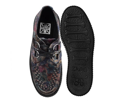V3284 Floral Velvet Viva Mondo Creeper Floral T.U.K. Shoes