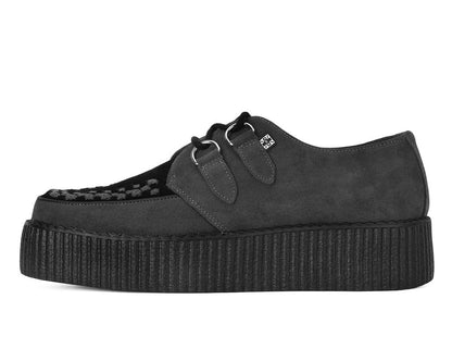 V3339 Grey & Black Suede Viva Mondo Creeper Grey T.U.K. Shoes