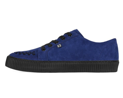 A3402 Navy Suede Lace-Up Creeper Sneaker Navy T.U.K. Shoes