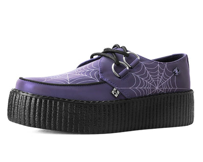 V3166 Midnight Chameleon Spiderweb Glow Viva Mondo Creeper Green/Purple/Blue T.U.K. Shoes