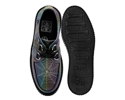 V3166 Midnight Chameleon Spiderweb Glow Viva Mondo Creeper Green/Purple/Blue T.U.K. Shoes
