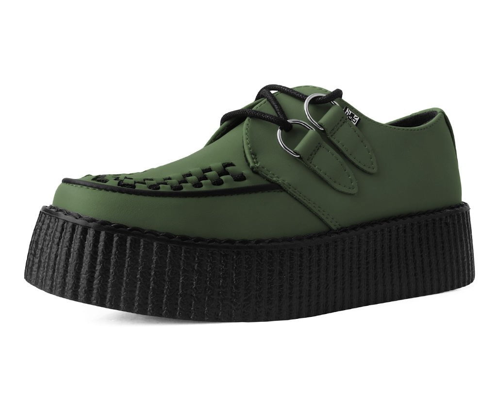 V3108 Murky Green TUKskin™ Viva Mondo Creeper Green T.U.K. Shoes