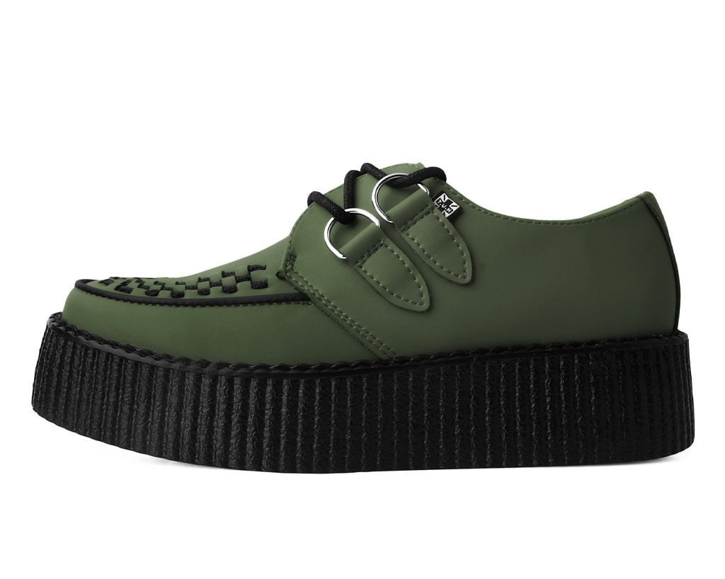 V3108 Murky Green TUKskin™ Viva Mondo Creeper Green T.U.K. Shoes