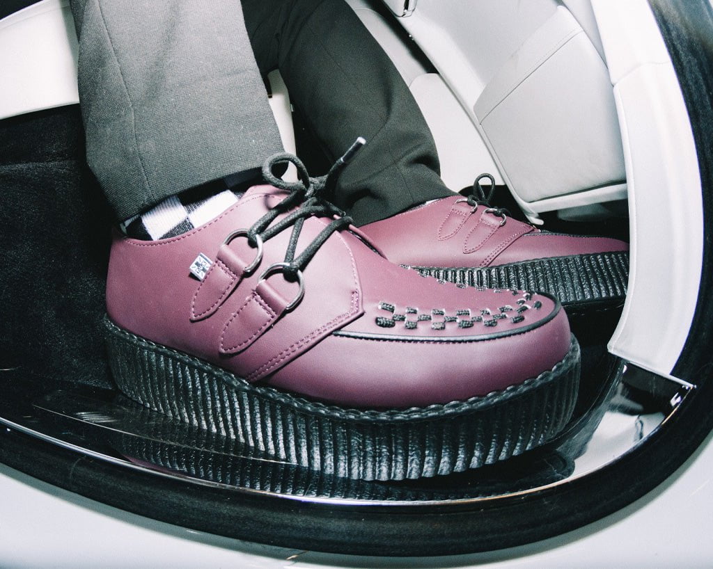 V3109 Eggplant TUKskin™ Viva Mondo Creeper Purple T.U.K. Shoes