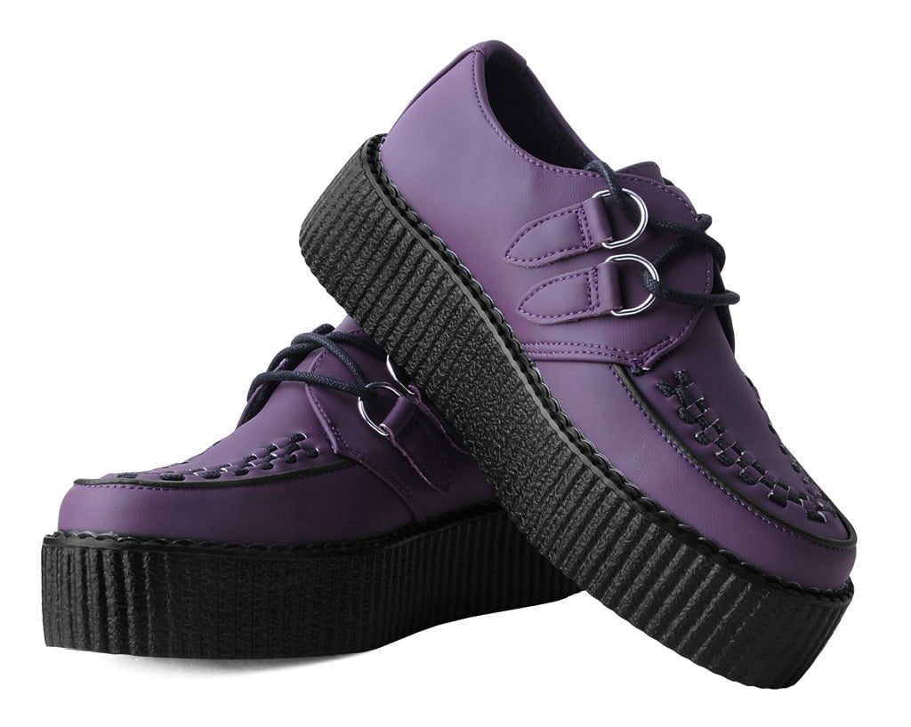 V3109 Eggplant TUKskin™ Viva Mondo Creeper Purple T.U.K. Shoes