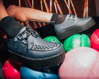 V3110 Sky At Night TUKskin™ Viva Mondo Creeper Blue T.U.K. Shoes