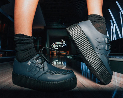 V3110 Sky At Night TUKskin™ Viva Mondo Creeper Blue T.U.K. Shoes