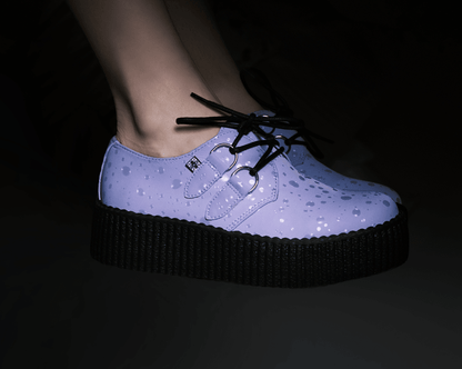 V3125 Lilac Raindrop D-Ring Mondo Creeper Purple T.U.K. Shoes
