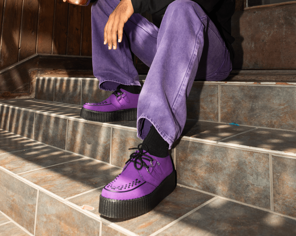 V3190 Ultra Violet Viva Mondo Creeper Purple T.U.K. Shoes