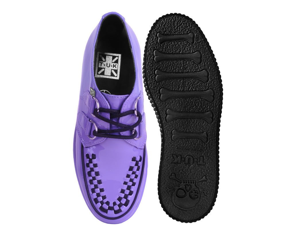 A3217 Purple Liquid Viva Mondo Creeper Purple T.U.K. Shoes