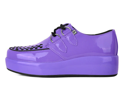 A3217 Purple Liquid Viva Mondo Creeper Purple T.U.K. Shoes