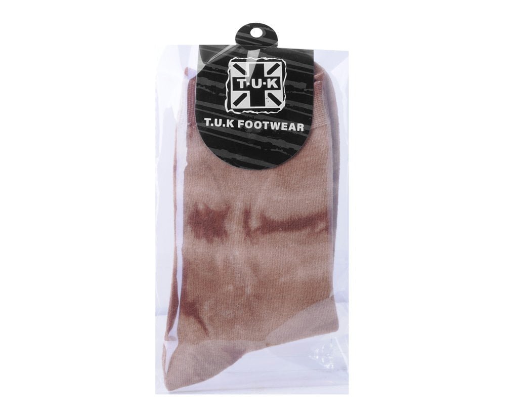 TSK1109 Tie-Dye Chocolate Women's Crew Sock TSK1109-OS  T.U.K. Shoes