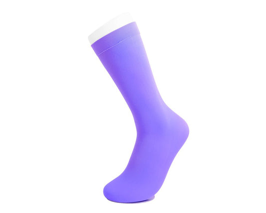 TSK1166 Purple Knee-High Nylon Mesh Sock TSK1166-OS  T.U.K. Shoes