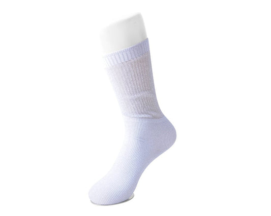 TSK1132 Silver Ribbed Glitter Sock TSK1132-OS  T.U.K. Shoes