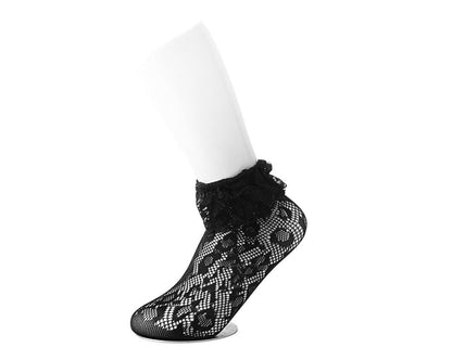 TSK1123 Black Assorted Fishnet 5-Pk Sock TSK1123-OS  T.U.K. Shoes