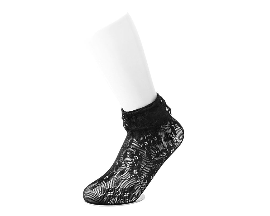 TSK1123 Black Assorted Fishnet 5-Pk Sock TSK1123-OS  T.U.K. Shoes