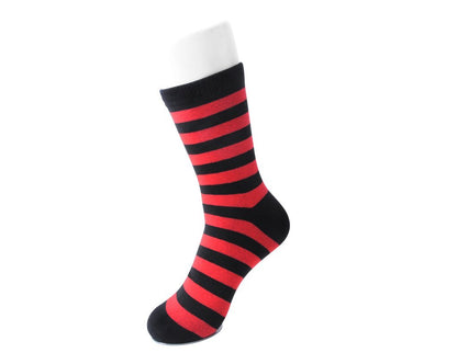 TSK1120 Red & Black Stripe T.U.K Women's Sock TSK1120-OS  T.U.K. Shoes